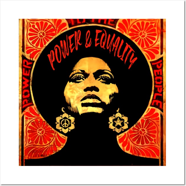 To The Power & Equality Wall Art by peterstringfellow6